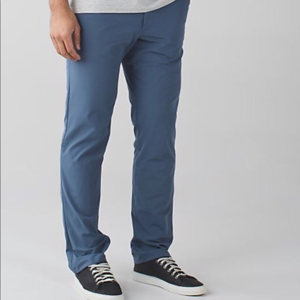 Blue mens lululemon pants